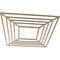 Ekena Millwork Raven Wood Fretwork Pierced Ceiling Medallion, Hickory, 26"OD x 9 1/2"ID x 3/8"T CMWP26X26X0375RAHI - alternate 5